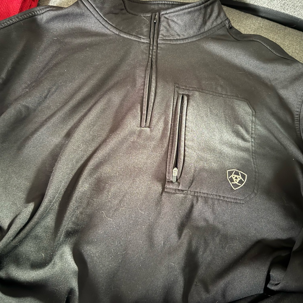 Ariat Black Women's Softshell Pullover Hoodie wit… - image 1